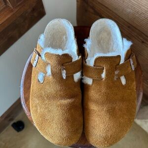 Birkenstock Boston Sterling Mink Clogs